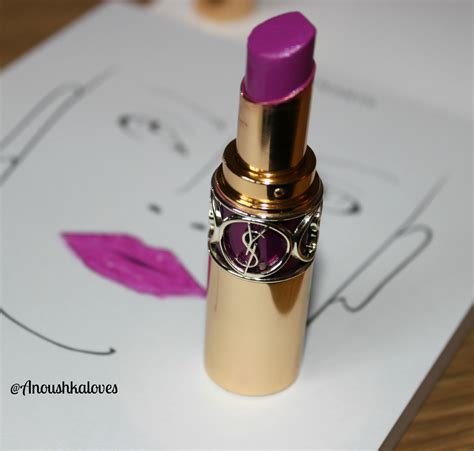 ysl rouge volupte fuchsia in rage|YSL Rouge Volupte Shine Collection Review – No19 Fuchsia in .